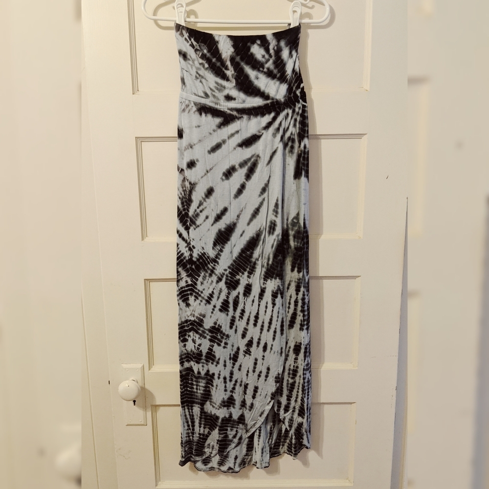 Fighting Eel Tie Dye Strapless Dress 🖤 (XS)